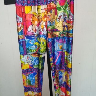 Beauty And The Beast Leggings Large