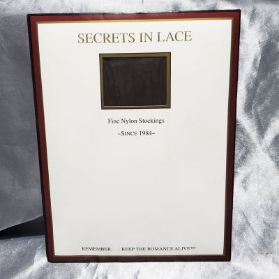 SECRETS IN LACE 9240 SIGNATURE SHEER COFFEE PANTYHOSE SIZE SMALL