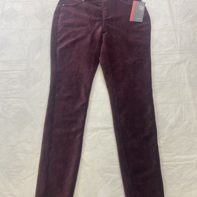 NWT Style & Co. Petite Burgundy Comfort Waist Mide Rise Leggings Size PS
