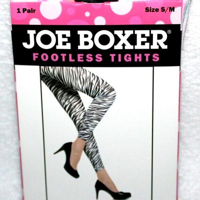 Joe Boxer Fuchsia/Pink/Multicolor Watercolor Pattern Footless Tights - S/M