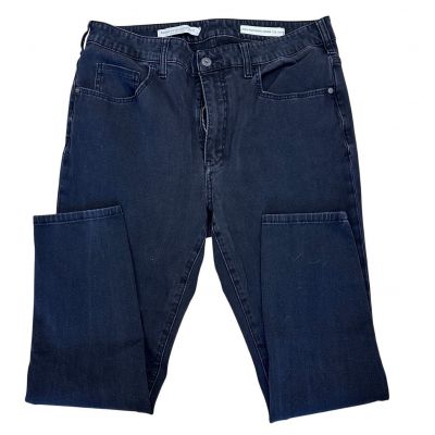 Pilcro letterpress ANTHROPOLOGIE black size 33 curvy High rise denim leggings