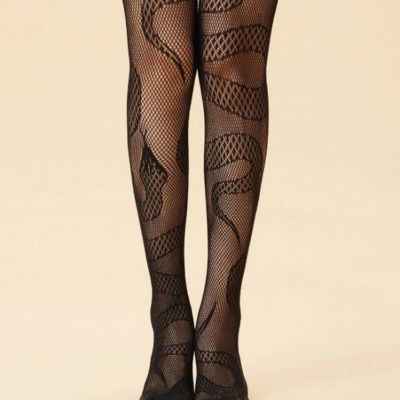 Couple Shein Women's Patterned Tights Fishnet Snake and Gothic Stockings ..