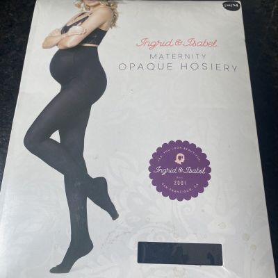 Isabel Maternity by Ingrid & Isabel Black Opaque Tights Size S/M New