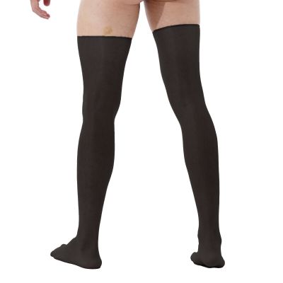 US Women's Glossy Stockings See-through Pantyhose Tights Over Knee Length Socks
