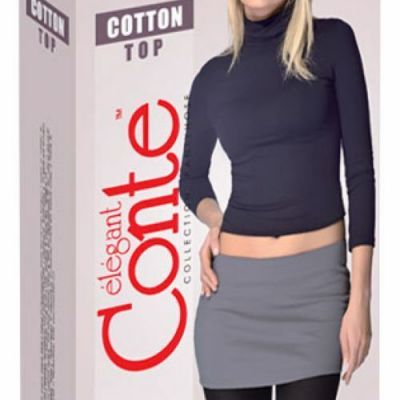 Conte Cotton Warm Opaque Low Waist Women's Tights - Cotton Top 250 Den (7?-36??)