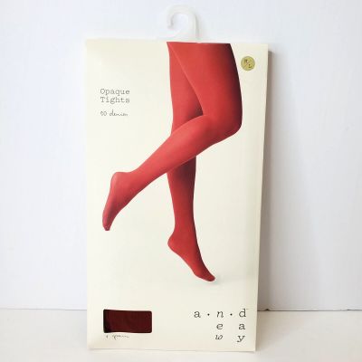 A. New Day Target M/L Opaque  Red  Tights 50 Denier New Sealed