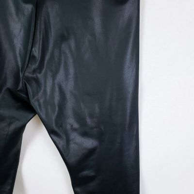 Wild Fable Faux Leather Leggings Womens M Black Liquid Leggings High-Rise
