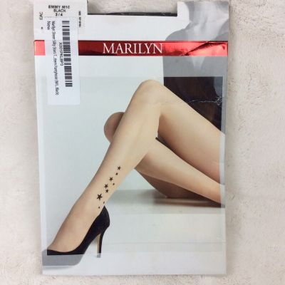 Marilyn EMMY M10 Fashion Tight Stars Print  Size 3/4 (M/L) New  *package tear