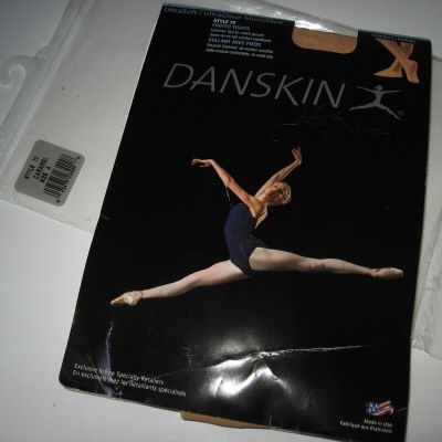 Danskin 72 Platinum Ultrasoft Microfiber Footed Tights Caramel Size A Soft Feel