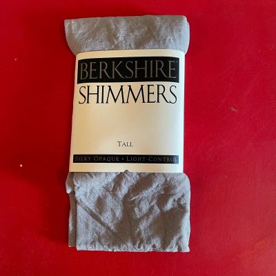 Berkshire Vintage 4643 Silver Size Tall Silky Opaque Light Control Pantyhose