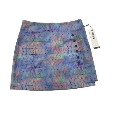 Lija W0men's Golf Skirt Athleisure Style - Purple Print - Sz 8