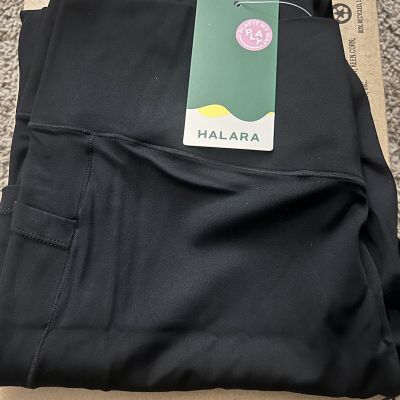 Halara Leggings XL Crossover Pocket High Waist Black