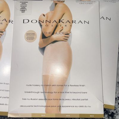 Donna Karan Hosiery The Nudes Whisper Weight Mini Toner Style DKS005 B02 Tall