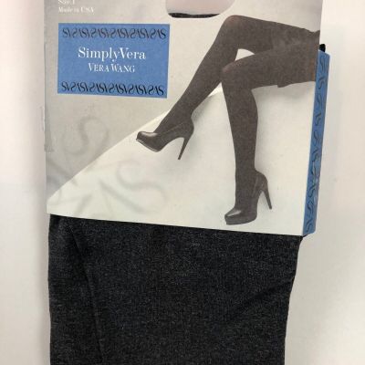 Simply Vera Vera Wang Control Top Tights Size 1 Opaque Gray E27