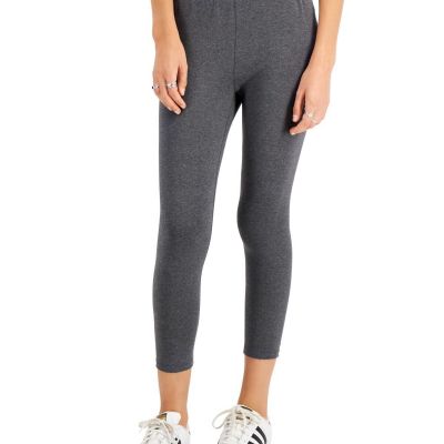 Style and Co Leggings Women SZ PS Pull On Charcoal Heather