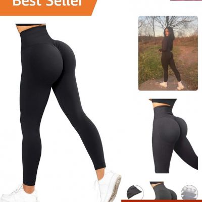 Buttery Soft High-Waisted Seamless Yoga Pants with Butt Lift and Tummy Control