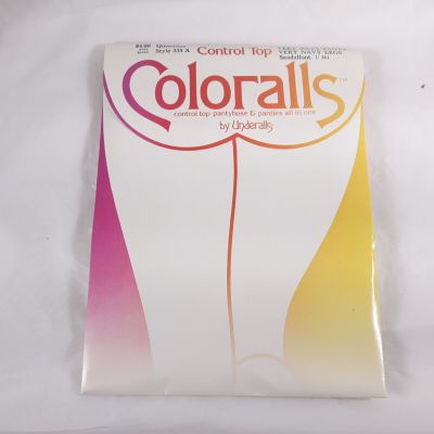 Colorall by Underalls Control Top Pantyhose Very Navy Style 335 X Queensize