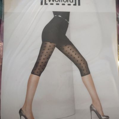 Wolford FLORA Capri Tights, large, New