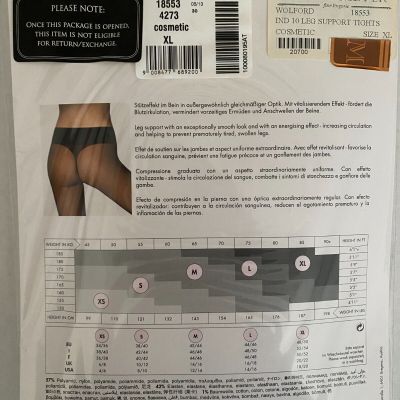 Wolford Individual 10 Leg Support Tights (Brand New)
