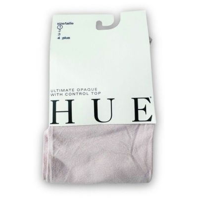 HUE Sachet Pink Ultimate Opaque Control Top Tights Womens Size 1 U3271 ~ 1 Pair