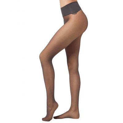 Calzedonia Invisible 20 Denier Sheer Tights in Gray, Size S