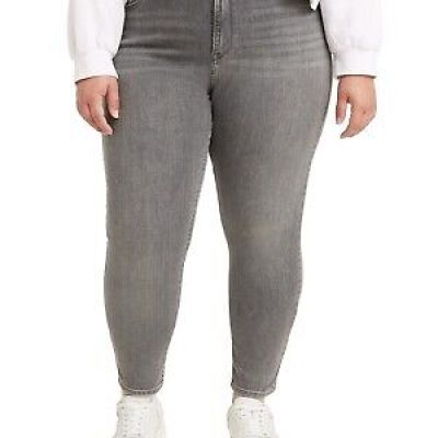 Levis Women's 721 High Rise Skinny Jeans Plus-Size 39 Regular Authentic Granite