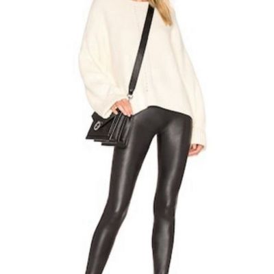 Spanx Faux Leather Leggings in Black Size M