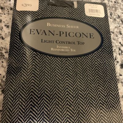 Evan Picone Business Sheer Light Control Top Medium Off Black