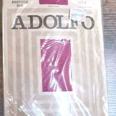 Adolfo Collection of Fashion Pantyhose color  Chevre' Size B