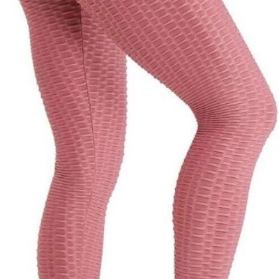 Leggings Anti-Cellulite High Waist Push Up Yoga Pants TikTok Butt Lift Blush SM