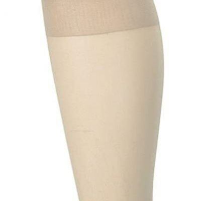 Women's Plus Size Queen Sheer Support Knee High Stockings 3-Pack