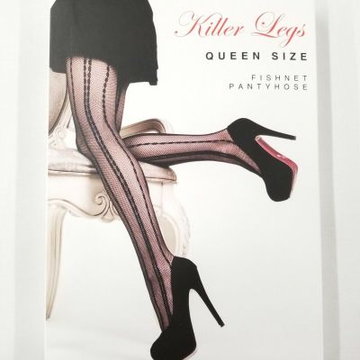 Yelete Killer Legs Fishnet Pantyhose Stocking Size Queen
