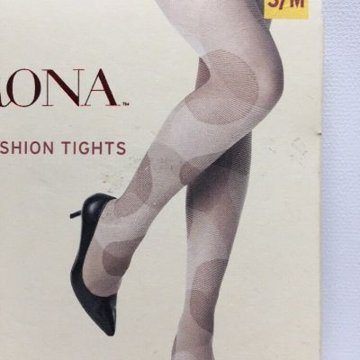 Tan Merona Size Small/Medium Fashion Tights NEW Nude Polka Dot Fun Pattern
