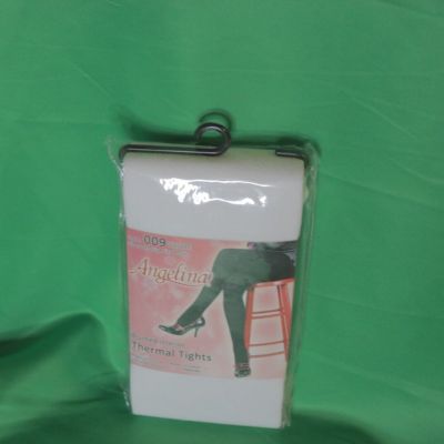 Womens High Quality  Pantyhose Hosiery Tights - 2 pairs White Style 009