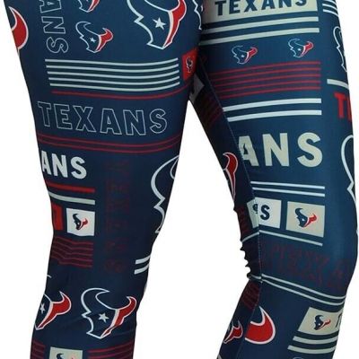 Zubaz NFL Women's Houston Texans Column 24 Style Leggings