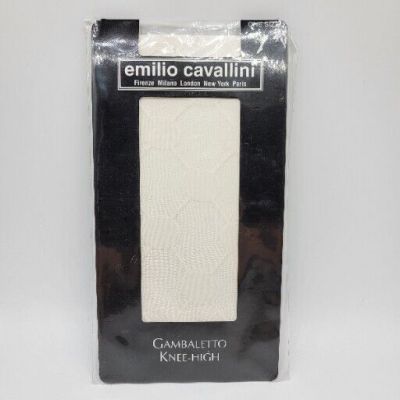 Emilio Cavallini Gambaletto Knee High Ivory stockings New