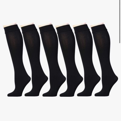New 3 Pair EABERN Fleece Lined Knee High Trouser SOCKS Stockings Hosiery Womens