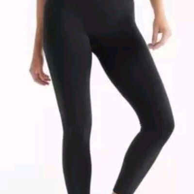 Knix Good-to-Go Seamless Leggings Black Size XXL High Waistband Cuffed Hem NWT