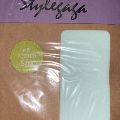 Stylegaga Footless Fashion Tights Mint 2 Pack Size S/M