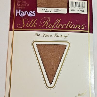 Hanes~Silk Reflections~1 Pair Silky Sheer Pantyhose~