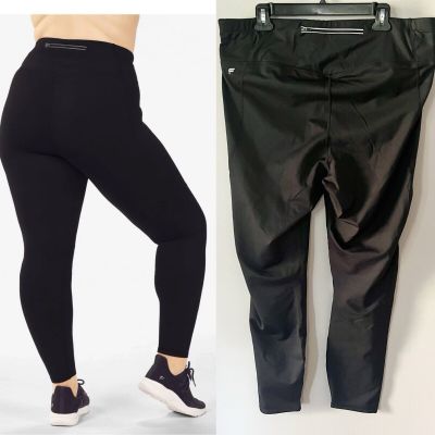 NWT Fabletics Statement Cold Weather Leggings Black 3X Plus Size Athleisure
