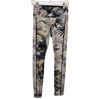 NOLI Active SMALL Tropical 7/8 Leggings Casual Workout Yoga PANTS Made in USA