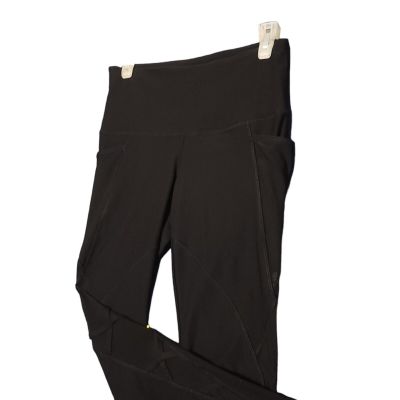 Athletica Vogo Activewear Leggings 3 Pockets SMALL High Waist Sheer Design Black