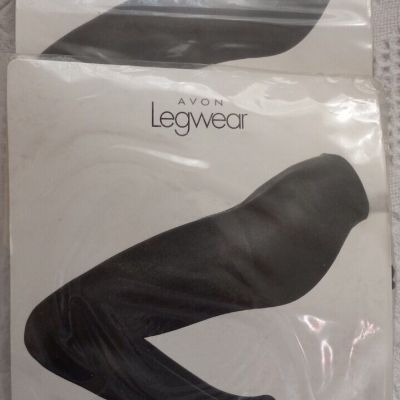 AVON LEGWEAR PLUS SIZE TIGHTS  SPANDEX/NYLON 3X-4X  E 2 PR