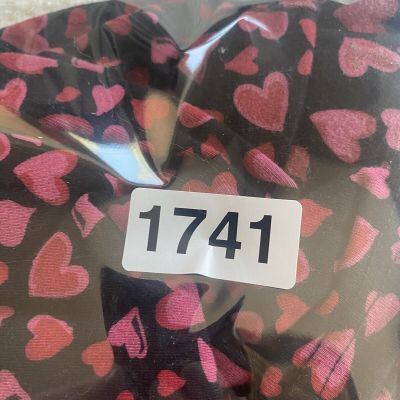 TORRID Leggings Women's Plus Size 4 4X Black Pink Crop Capri Hearts