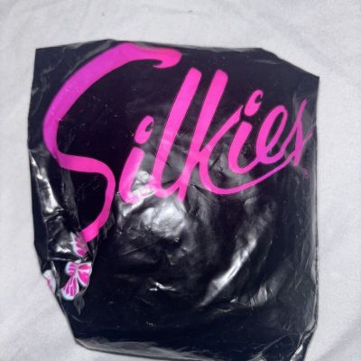 VTG SEALED SILKIES Panty and Hose Cotton Crotch Large Mocha 72