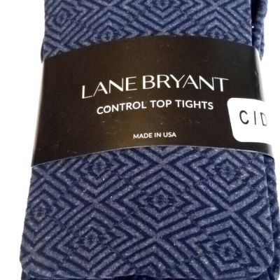 Lane Bryant nwt 3 pairs C/D control top tights black / grey blend $ 18.50 retail