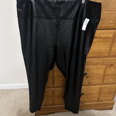 Maurices Women's Plus Size Liquid Shine High Rise Leggings  Size 3X Short