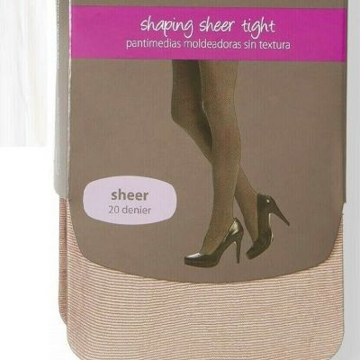 Secret Treasures Women's SIZE 1 Shaping Sheer Tights,1 Pair COCOA NWT