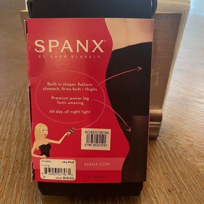 Spanx By Sara Blakey FH3915 Very Black Luxe Leg Tights - D - Fast Shipping